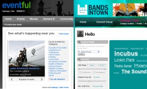 Bandsintown.com y Eventful.com