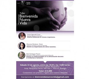 Charlas para mamás y futuras mamás “¡Bienvenida Nueva Vida!”