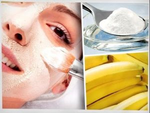 3 mascarillas de cambur para el rostro