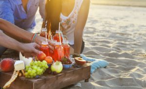 Comida para llevar a la playa