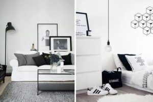 Ideas  para redecorar paredes blancas del hogar
