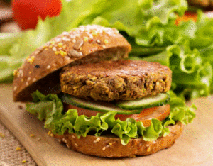 Saludables hamburguesas de lentejas