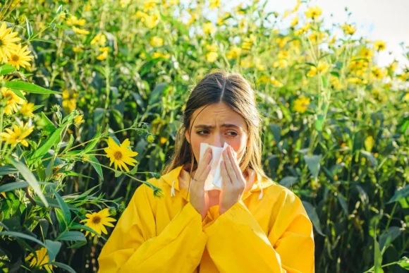 Fiebre del heno en mujeres